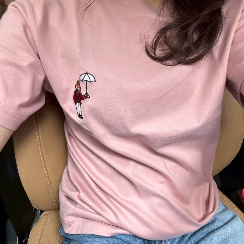 HAIDER ACKERMANN エンブロイダリースウェット 刺繍 ピンク 岩城直弥】ロゴ刺繍スウェット（PINK） | FAN SHOP