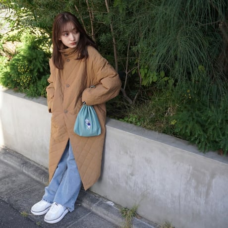 Eco leather Pouch　[mint green]　HEV-BG21005