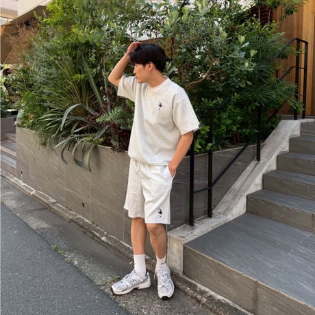 Ripple Tee 　[WHITE OATMEAL]　HEV-26009