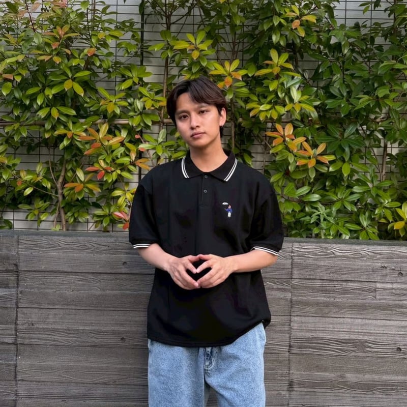Short sleeve Polo shirt [BLACK] HEV-26006 | hi