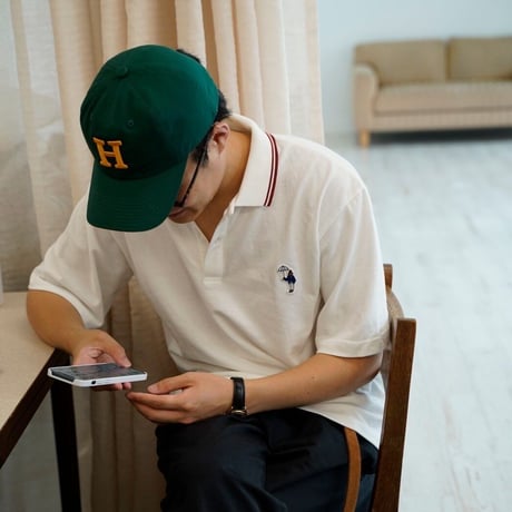 Solid Embroidery Baseball Cap　[green]　HEV-CP21001