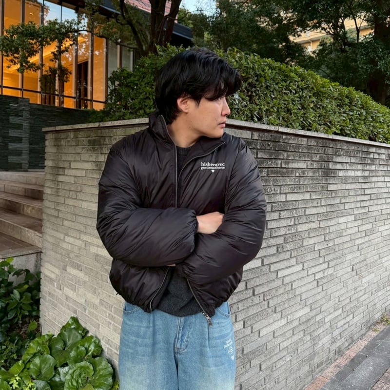 padding reversible blouson [BLACK] HEV-25023 |