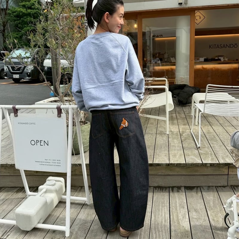 denim pants [dark navy] HEV-25020 | hish era vec