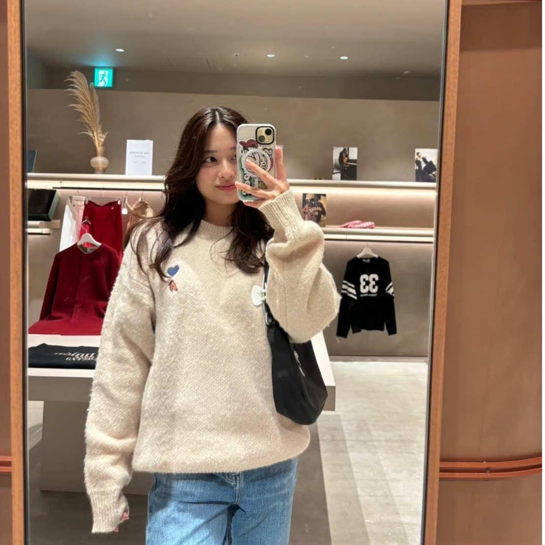 Shaggy knit【Ivory】