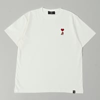 organic cotton artist house＆♡ S/S Tee 　[WHITE]　HEV-24018