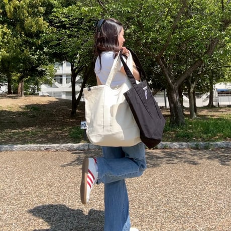 hish era vec BIG tote bag 　[natural]　HEV-25012