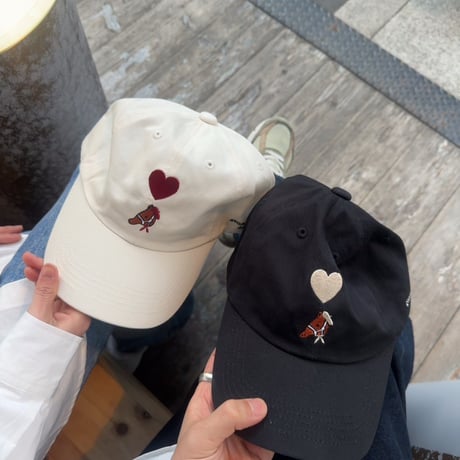 ♡ Embroidery Cap　[black]　HEV-25009