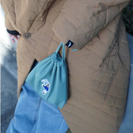 Eco leather Pouch　[mint green]　HEV-BG21005