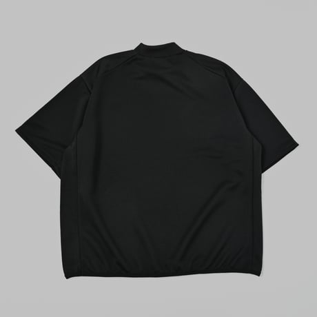 GOLF Embroidery mockeck jersey Tee 　[BLACK]　HEV-26007
