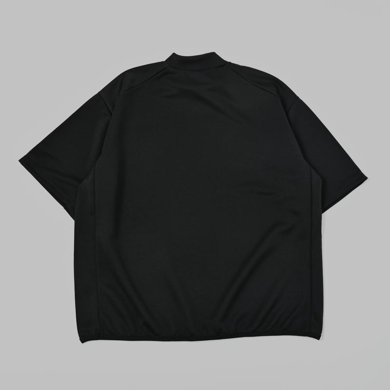 GOLF Embroidery mockeck jersey Tee [BLACK] HEV