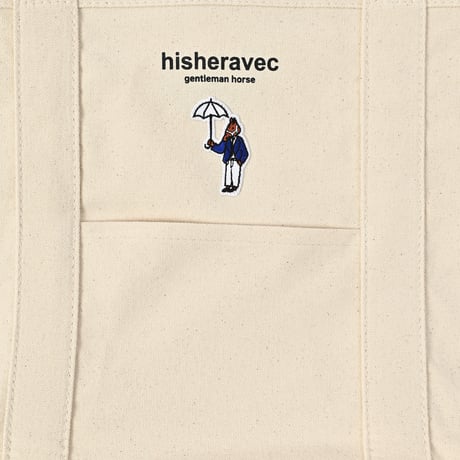 hish era vec BIG tote bag 　[natural]　HEV-25012