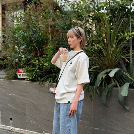 Henley Neck Tee 　[OFFWHITE OATMEAL]　HEV-26008