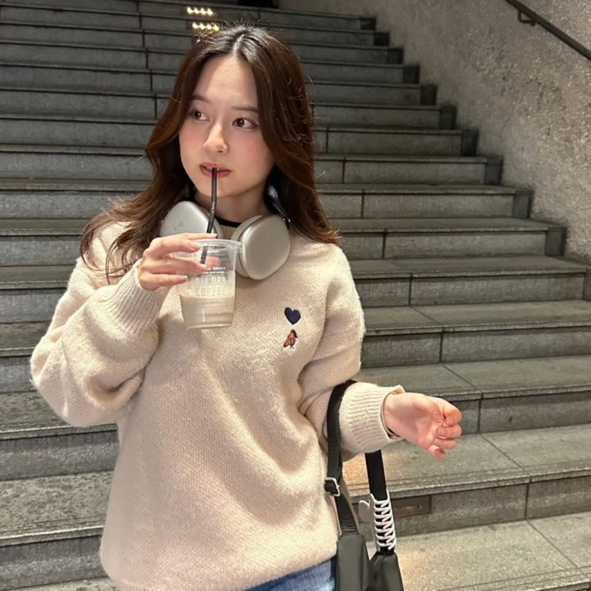 Eaphi SHAGGY KNIT CARDIGAN ivory 新品タグ付き ENC カーディガン shaggy knit cardigan / シャギーニットカーディガン