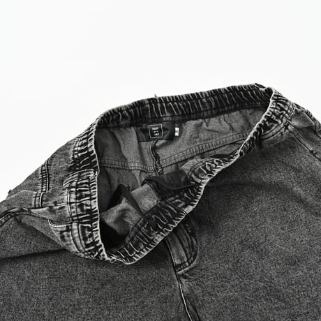 denim Shorts 　[BLACK]　HEV-26005