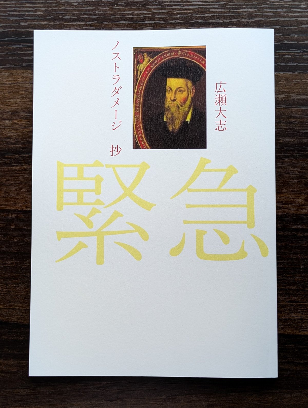 広瀬大志 個人詩誌 ノストラダメージ 抄＜ 新妖気 弐 ＞ | 聲℃ 【Said】
