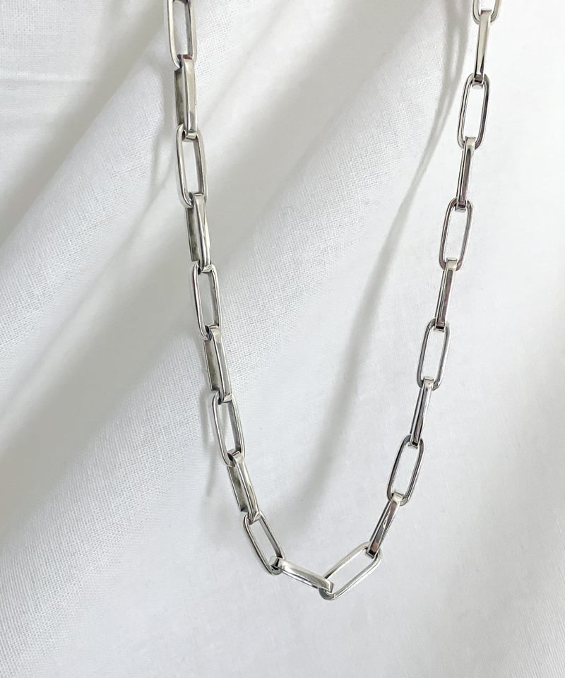 THEATER エリップスチェーンシルバーネックレス TRN-007-RV THEATER エリップスチェーンシルバーネックレス TRN-007-RV