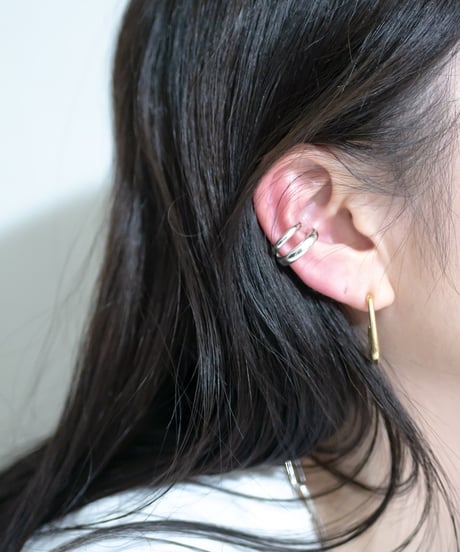 貝　ピアス　シアタープロダクツ　シェル ALL ABOUT BASICS ダイヤモンド トグルチェーン ピアス