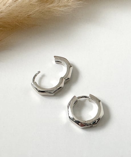 貝　ピアス　シアタープロダクツ　シェル ALL ABOUT BASICS ダイヤモンド トグルチェーン ピアス