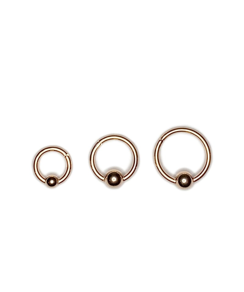 MORPH モルフ CBR クリッカー ボディーピアス 16ゲージ 6mm~10mm PINK