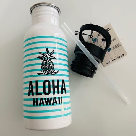 数量限定  ALOHA HAWAII　バイナップル柄 ウォーターボトル500ml