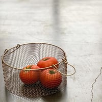 手づくり 丸かご 20cm