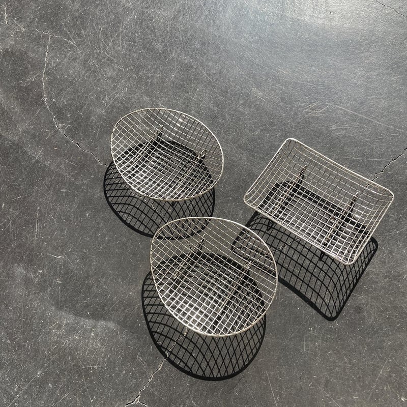 石鹸かご 楕円 | 鳥井金網工芸