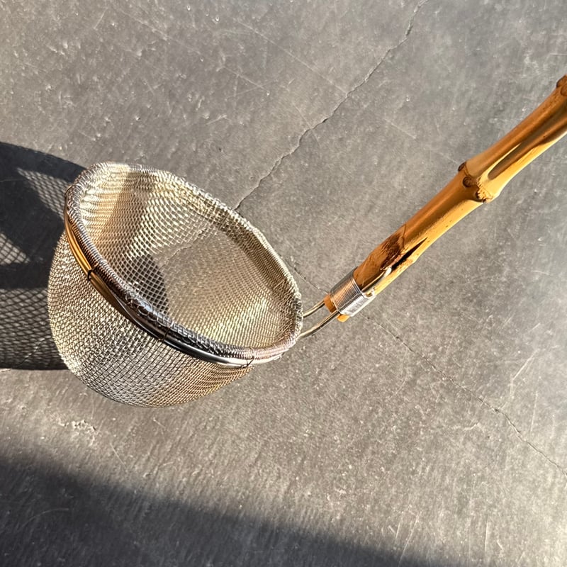 手作りみそこし 竹柄 | 鳥井金網工芸