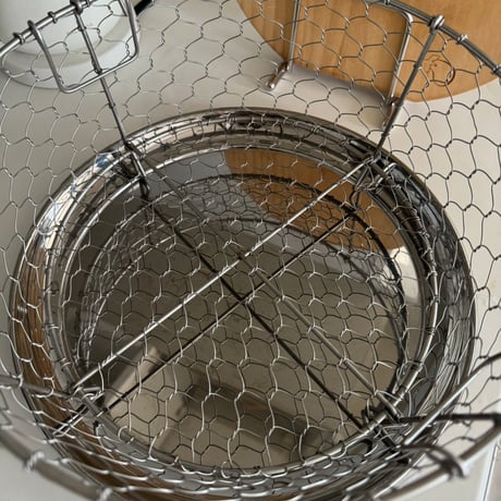 手編み 水切りかご３０cm専用バット