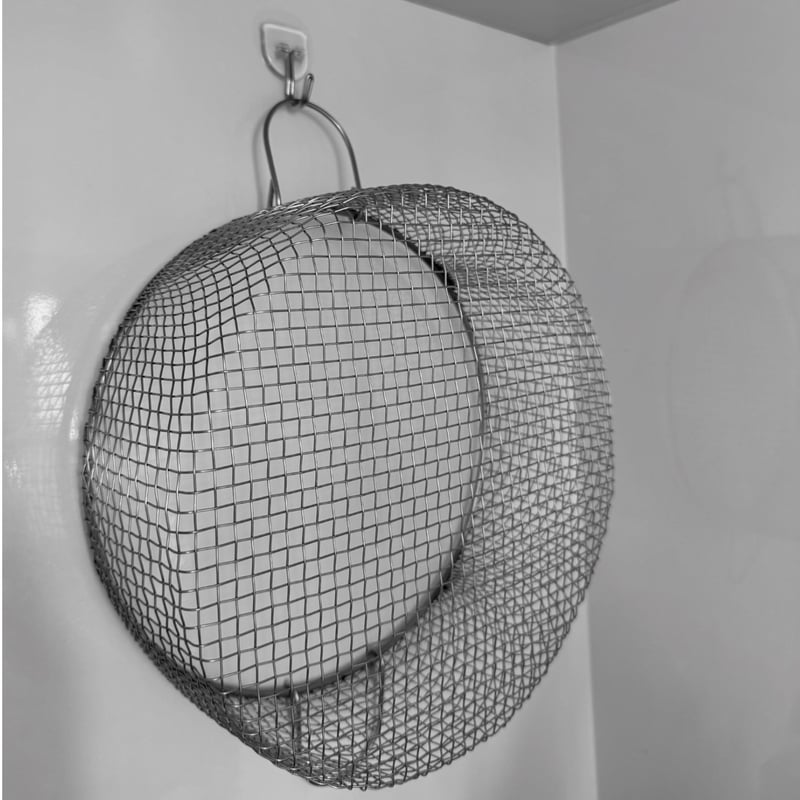 手づくり 丸かご 18cm | 鳥井金網工芸