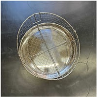 手編み 水切りかごオーバル大専用丸型バット