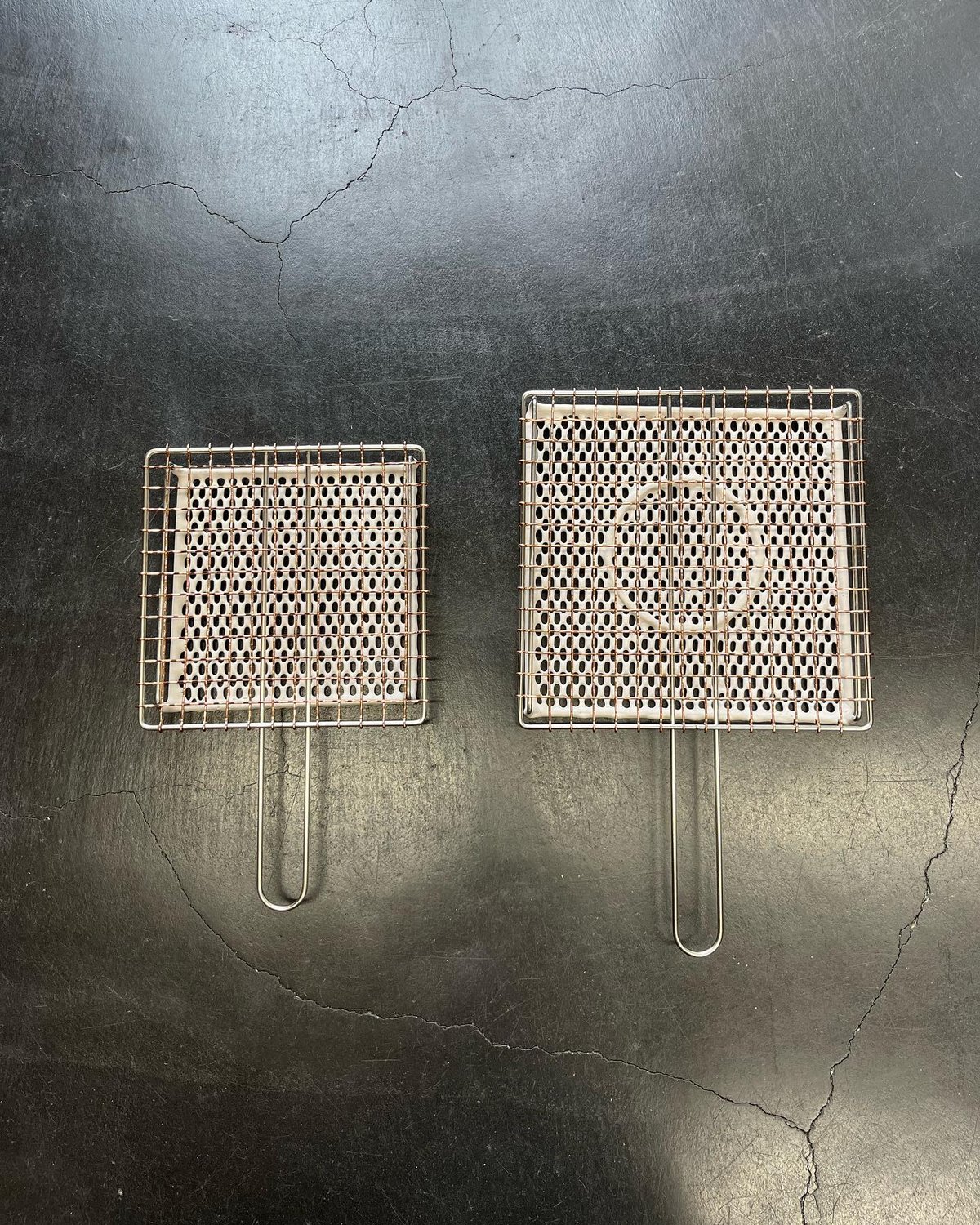 セラミック付焼き網 中サイズ 20cm | 鳥井金網工芸