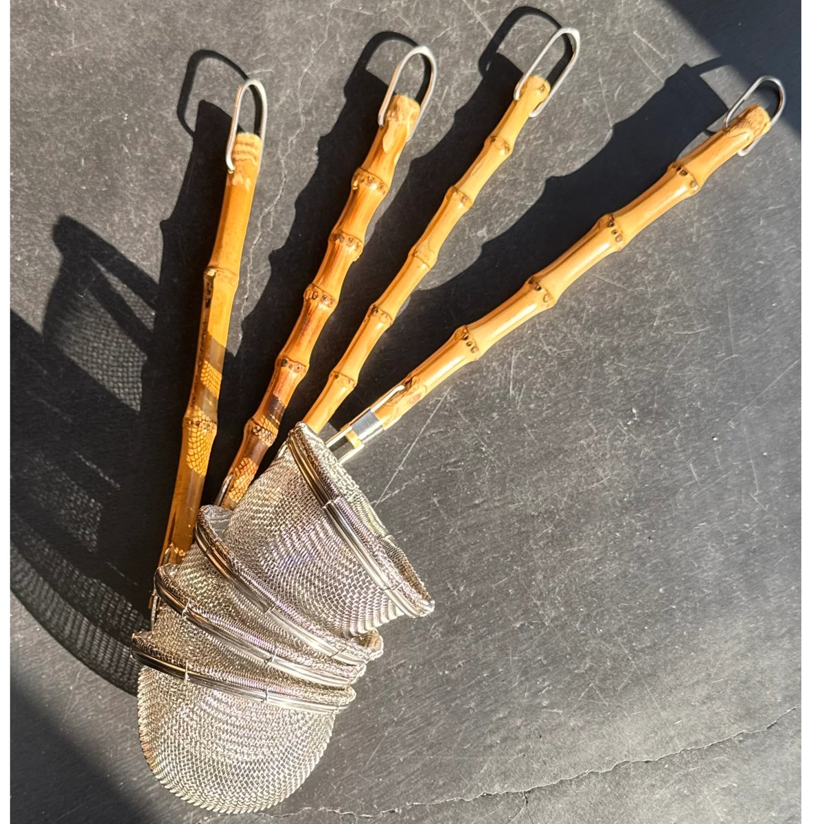 手作りみそこし 竹柄 | 鳥井金網工芸