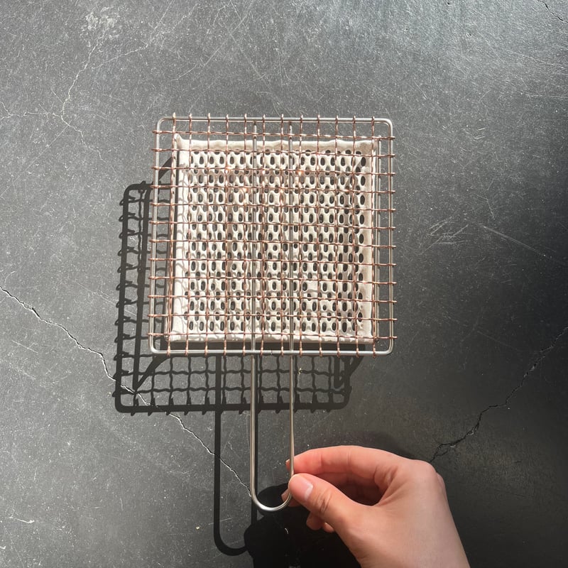 セラミック付焼き網 小サイズ 16cm | 鳥井金網工芸