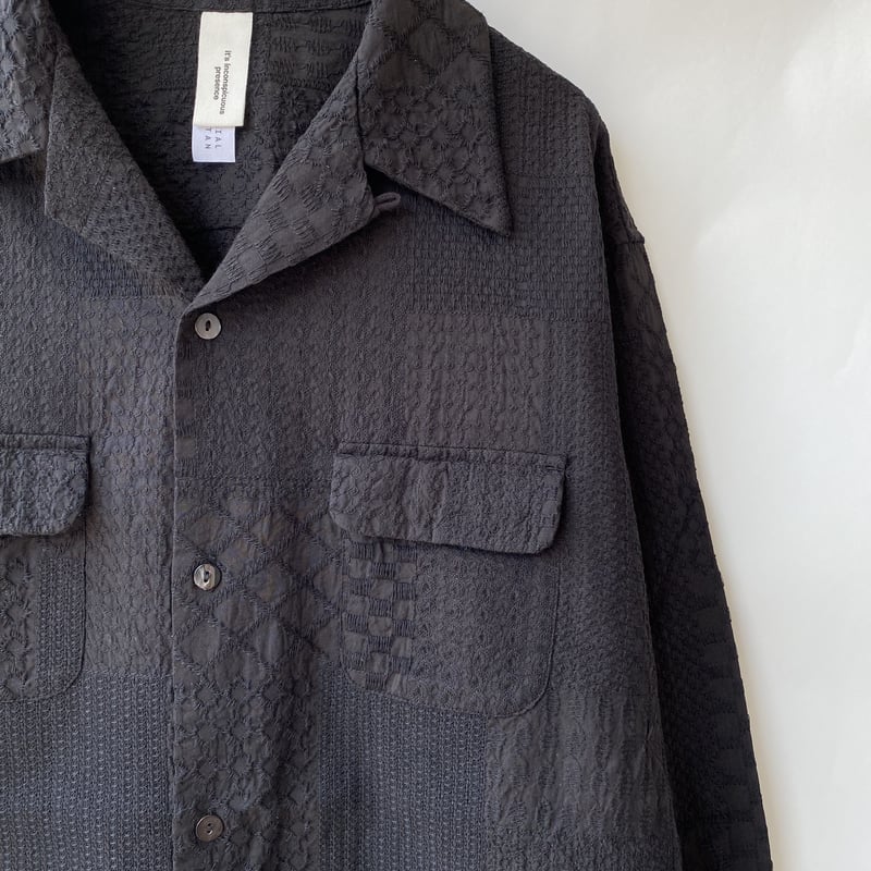 Clazy Lace Open Collar sht | SWINGING TOKYO