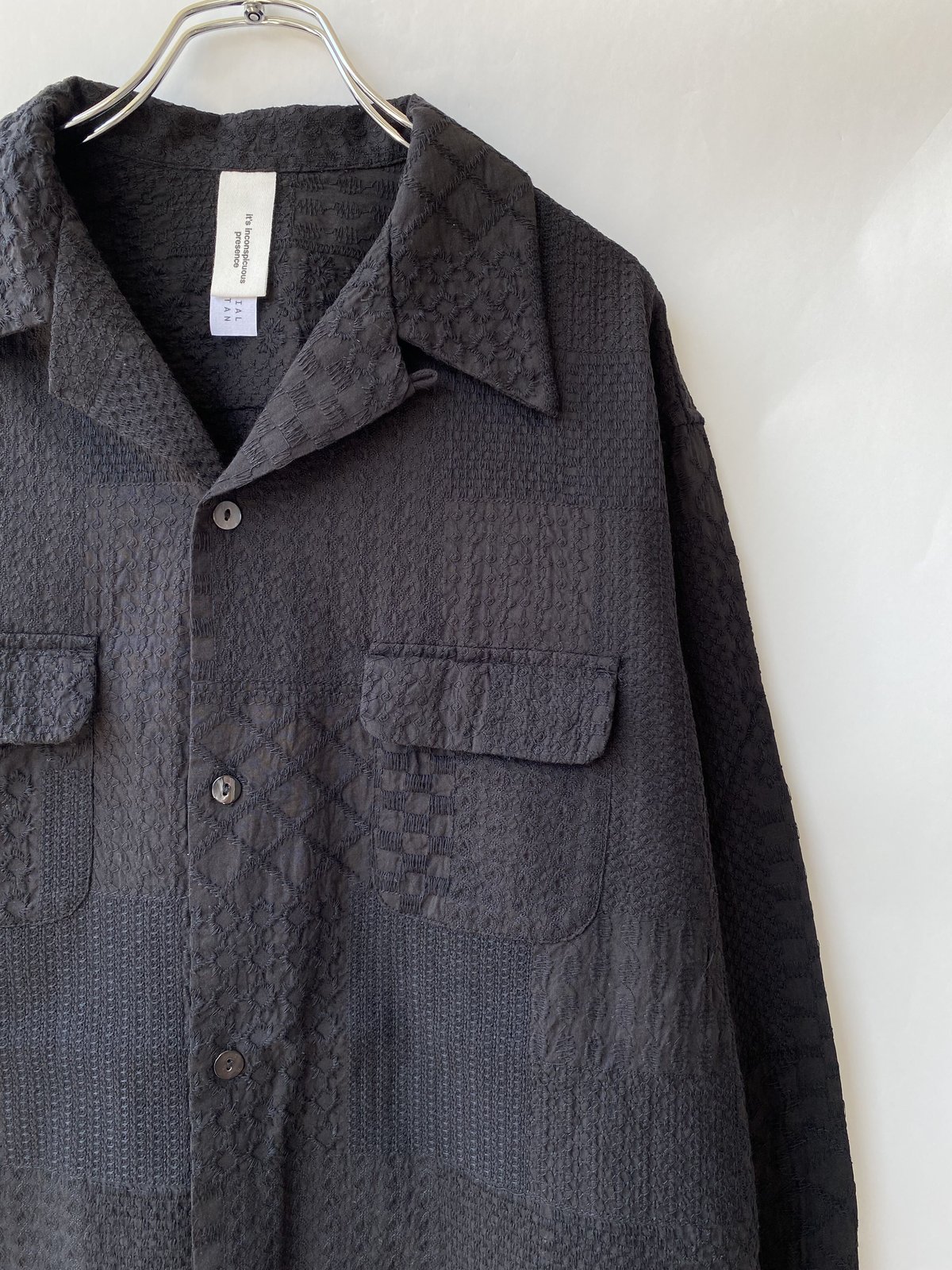 Clazy Lace Open Collar sht | SWINGING TOKYO