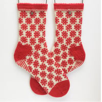 【日本語版】Latvian star socksパターン（無料）
