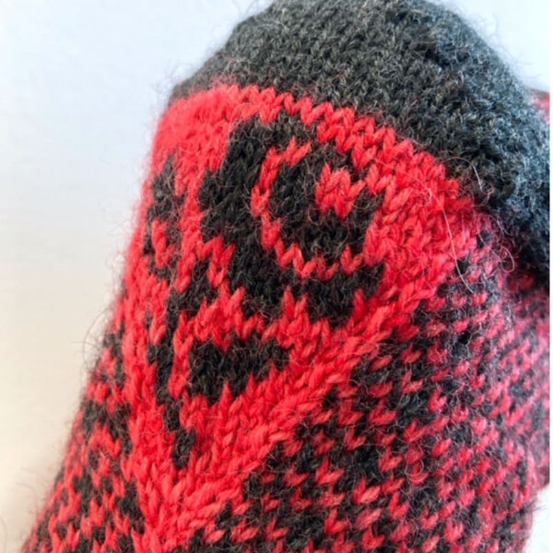 日本語版】Climbing Rose Socks（無料） | 新橋☆手芸部 蚤の市