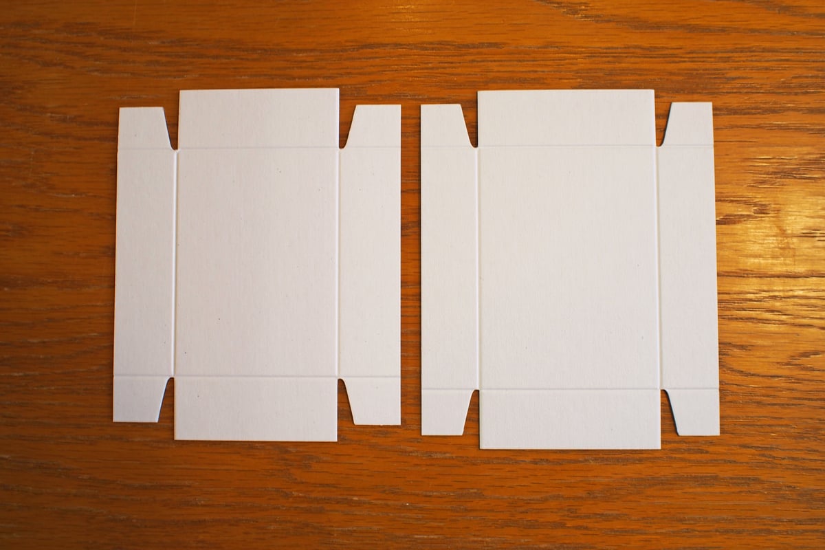 ブランクボックス カード1列サイズ | MORIKAWA PAPER ボード