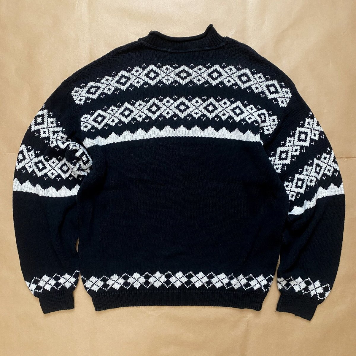 1988AW C.P.COMPANY Spell-Out Cotton Knit Jumper...