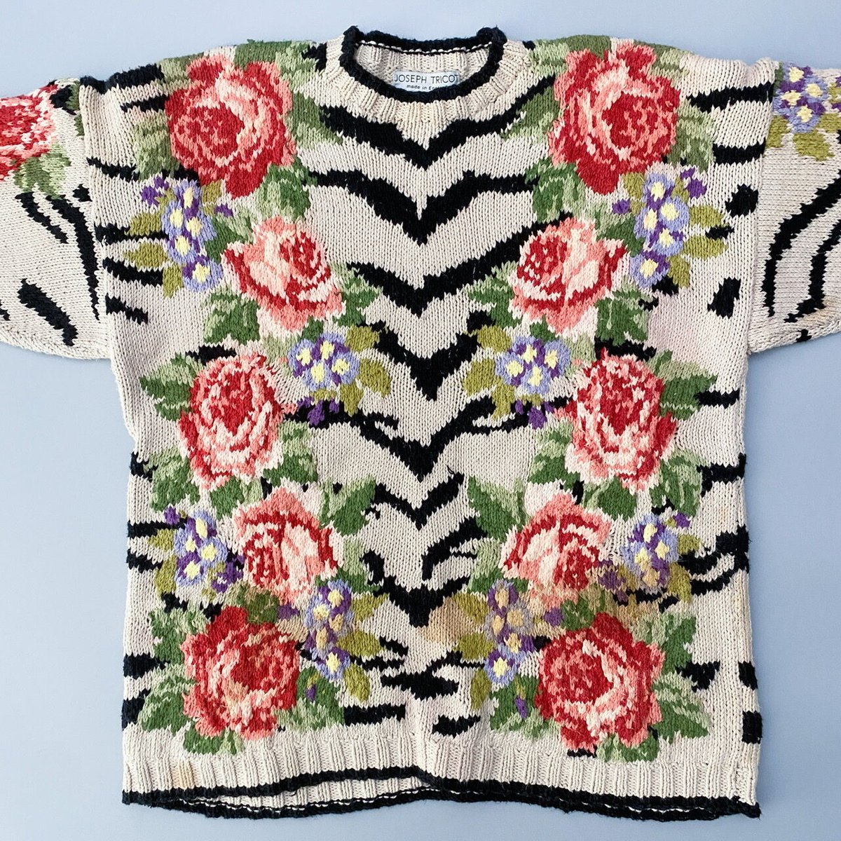 1990年代【Vintage】JOSEPH TRICOT ハイネック セーター チャコール