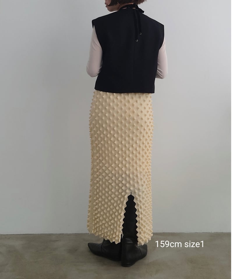 durian long skirt OPENSESAME CLUB クリーム