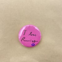 チャレンジョイマーブルバッチ「I love running」