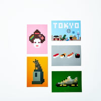 SFTオリジナル ポストカード TOKYO PiXEL. /大図まこと 5枚セット　【ポスト便対応可】