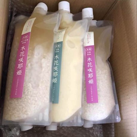 【あまざけらぼの定期便】白米・豆乳550g×各3本　計６本セット  クール冷凍便