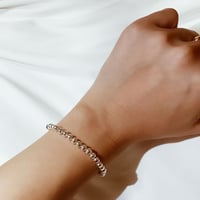 silver simple bracelet 🖤