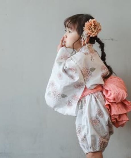 HANA浴衣　Original fabric DAHLIA pink  Sサイズ