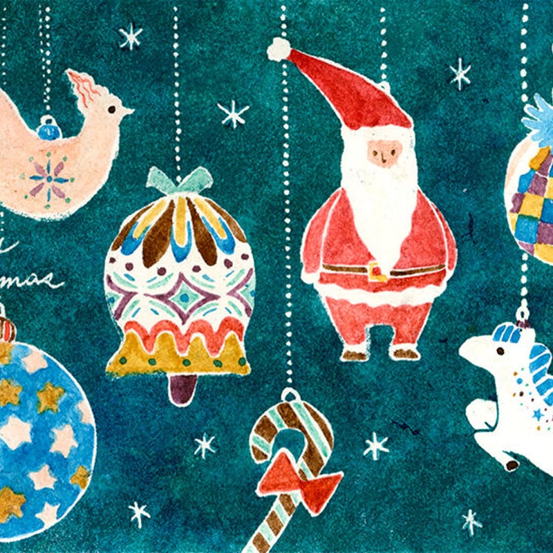 クリスマスカード3枚セット | MatsuyaMayuko