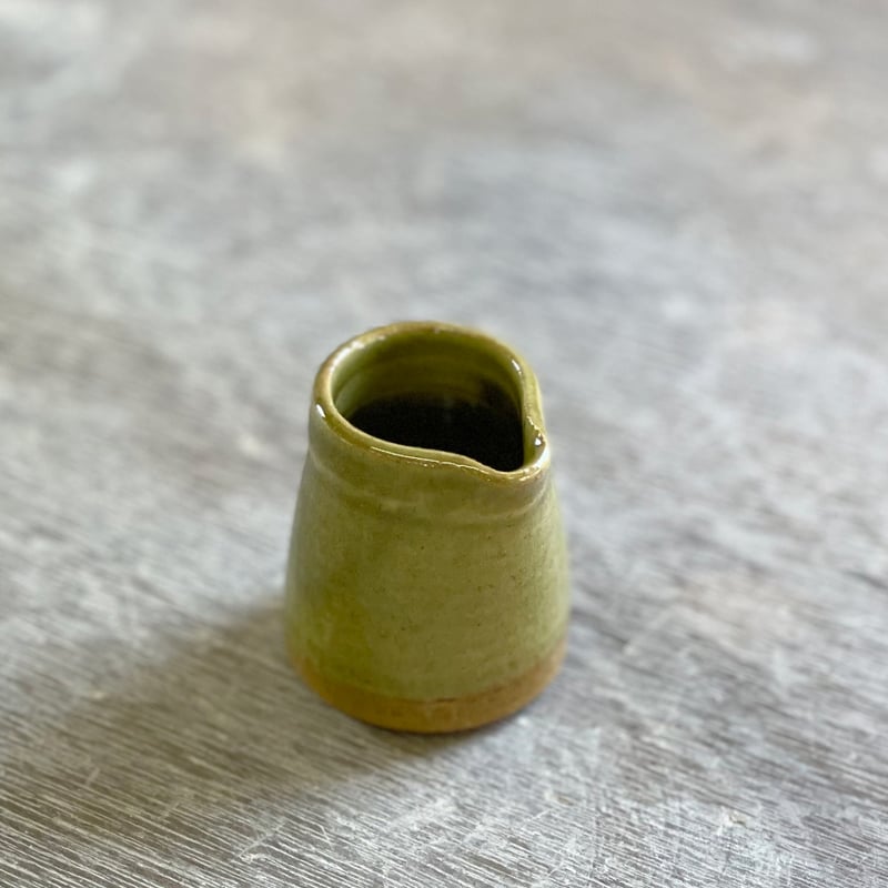 ミルクピッチャー Olive | 鳥取因幡焼