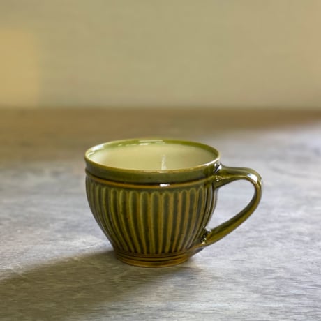 コーヒーカップ 鎬 Olive