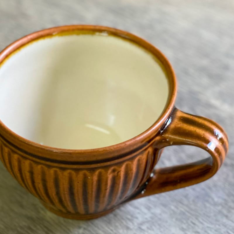 コーヒーカップ 鎬 Sand brown | 鳥取因幡焼